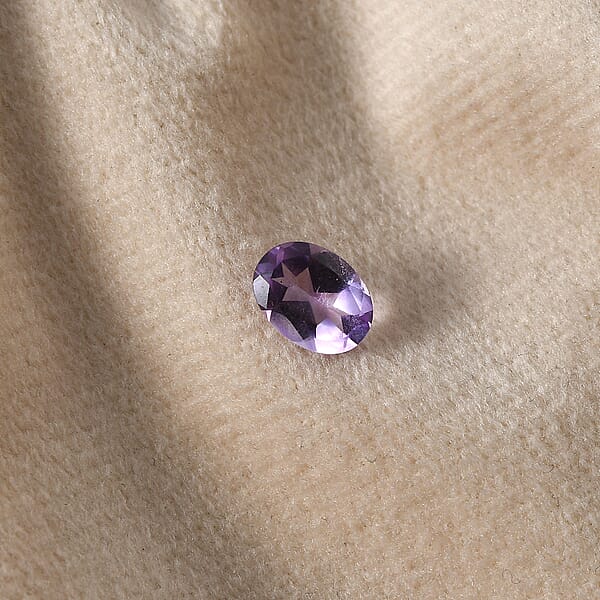Shop Lc Mashamba Amethyst (Ovl 8x6 Mm) 1.05 Ctw Loose Gemstone
