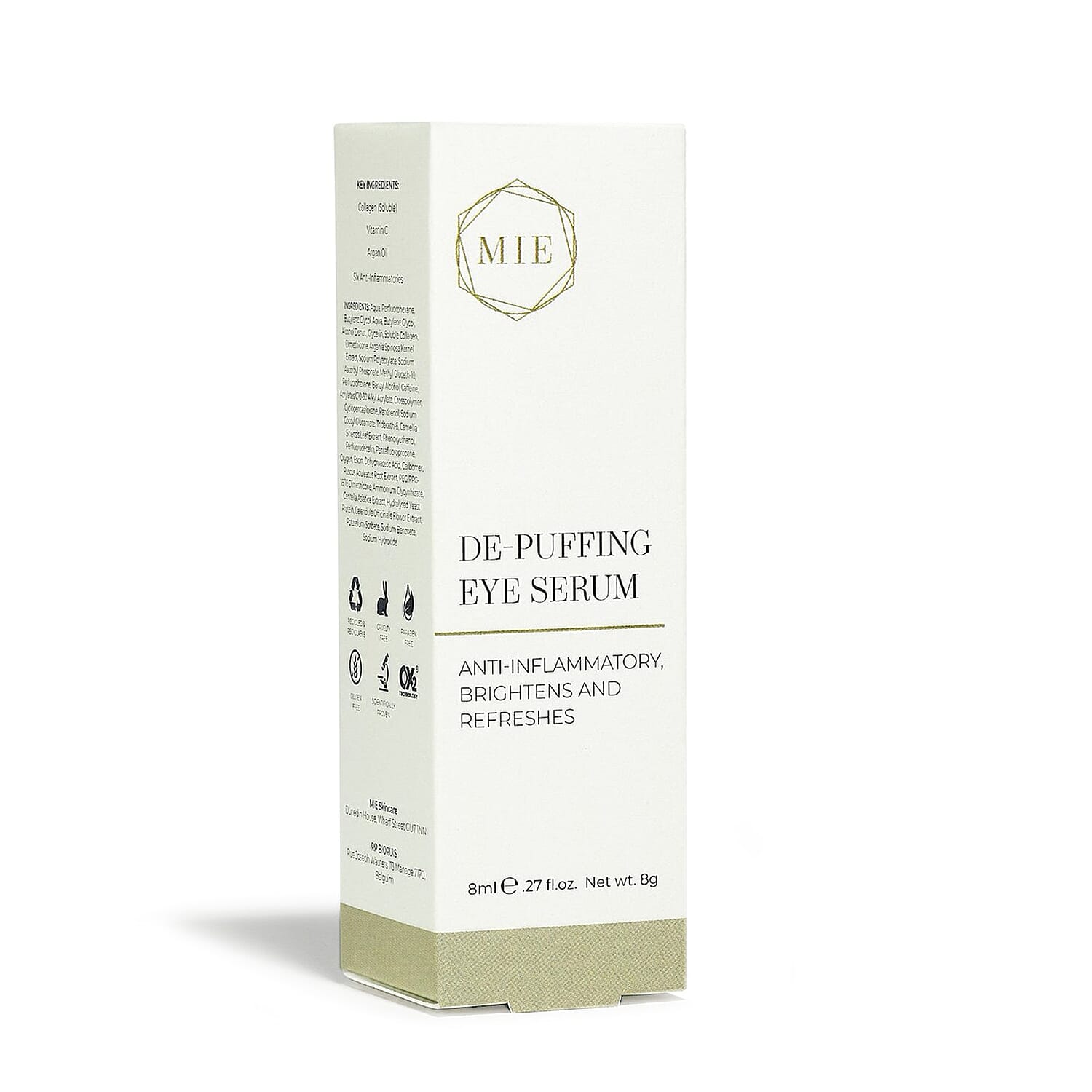 shop lc MIE De-Puffing Eye Serum- Targets Puffiness Brightens & Refreshes (0.33oz)