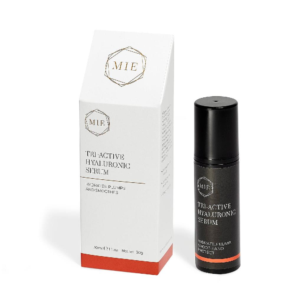 shop lc MIE Tri-Active Hyaluronic Serum- Hydrates Plumps & Smooths (1oz)