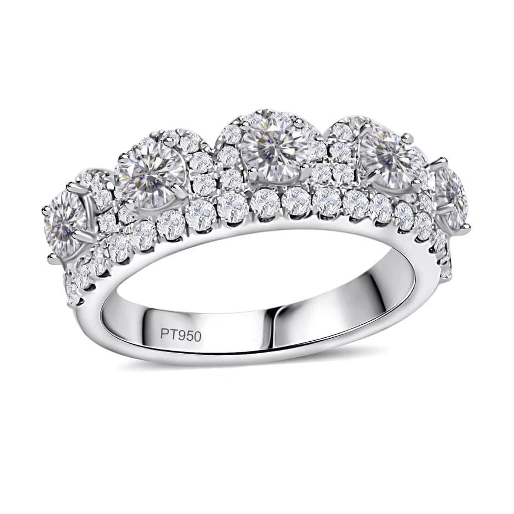 shop lc Modani F VS1 Diamond 1.65 ctw Ring in 950 Platinum