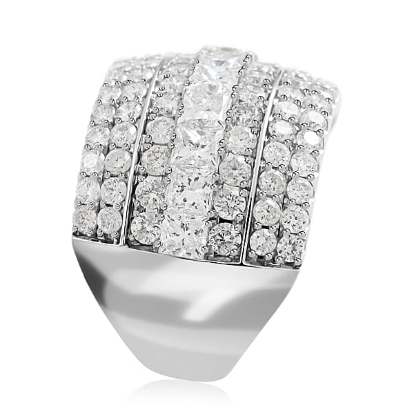 Shop Lc Modani G-SI Diamond Ring In 14K White Gold 3.00 Ctw