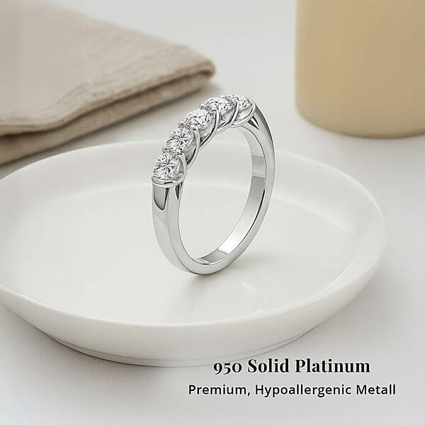 Shop Lc Modani Natural Diamond (G VVS2) Ring In 950 Platinum 1.00 Ctw