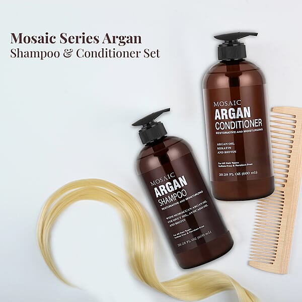Shop Lc Mosaic Argan Shampoo & Conditioner Set (20.28oz Each)