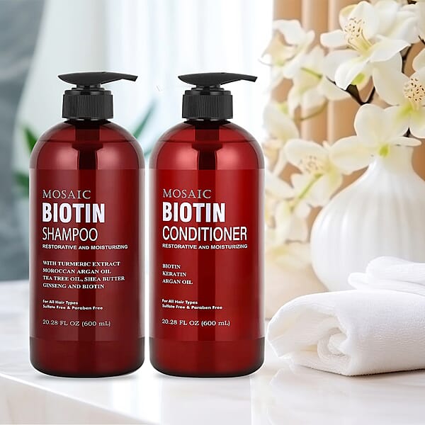 Shop Lc Mosaic Biotin Shampoo & Conditioner Set (20.28oz Each)