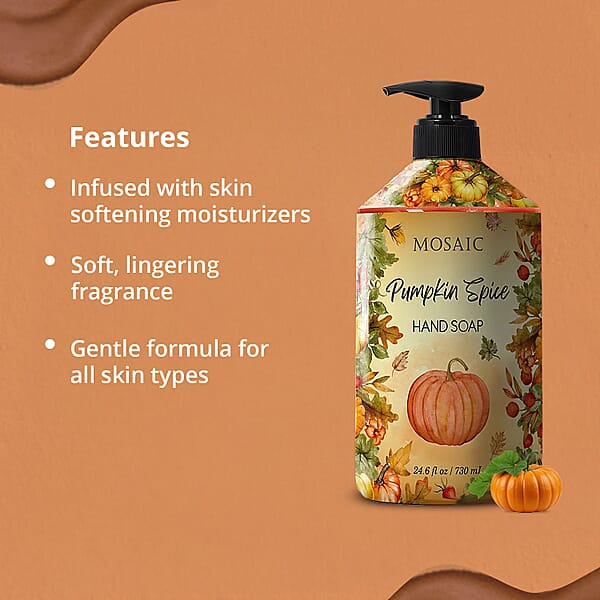 Shop Lc Mosaic Liquid Hand Soap Autumn Collection- Pumpkin Spice (2x24.6oz)