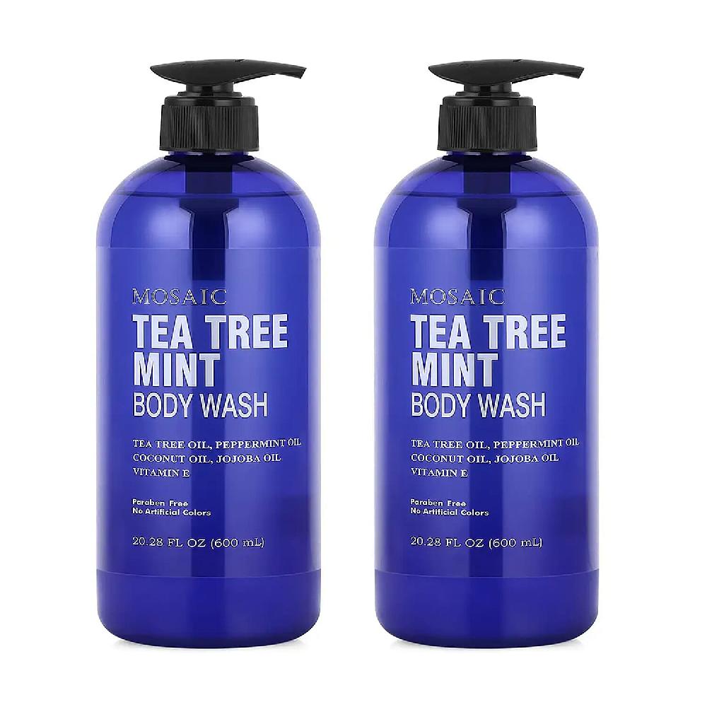 shop lc Mosaic Tea Tree Mint Body Wash with Jojoba & Coconut Oil(2x20.28oz)