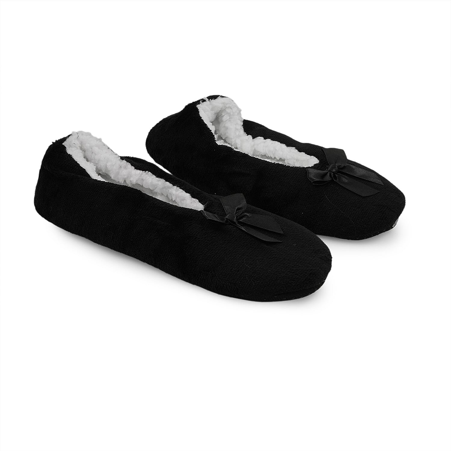 shop lc Mossimo Charcoal Bow Slippers With Grippers - S/M