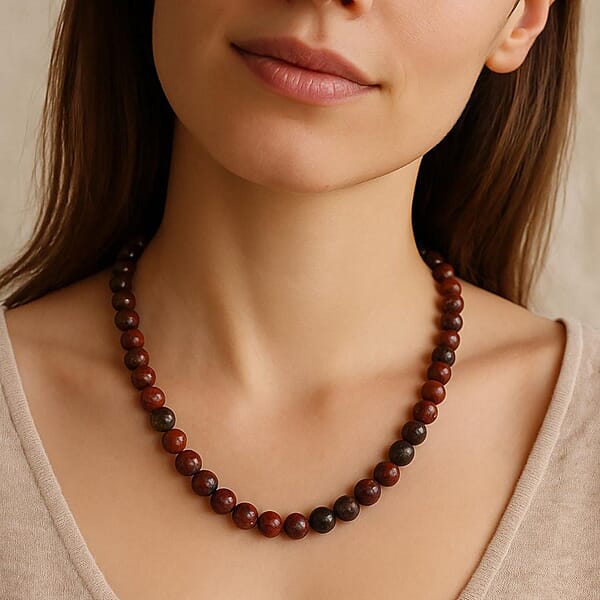 Shop Lc Multi Agate Beaded 314.50 Ctw Necklace 18 Inches In Sterling Silver