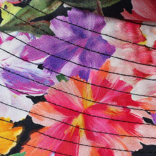 Shop Lc Multi Floral Cotton Poplin Woven Bucket Hat - One Size Fits Most