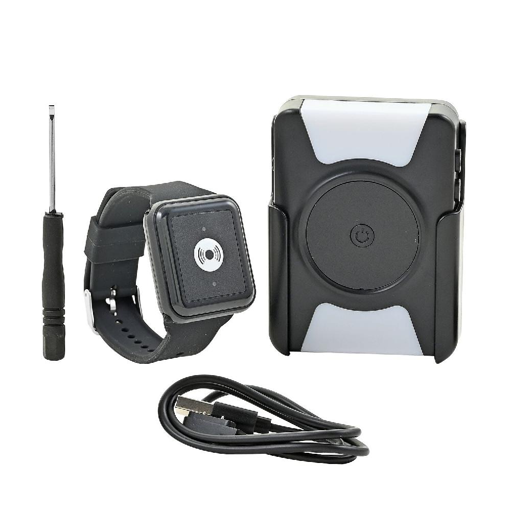 shop lc Multi-Functional Pager with Waterproof Alert Watch (Ring/ Flash/Vibrate) (1.5V*3 Dry Battery) (3.34x2.55x0.86)