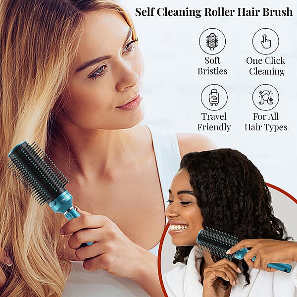 Shop Lc Neomi Portable Easy Clean Rotating Comb - Blue