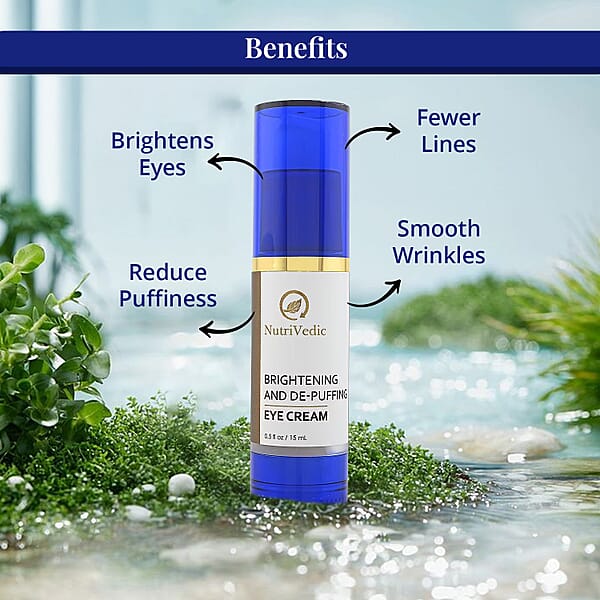Shop Lc NutriVedic Brightening And De-Puffing Eye Cream (Ships In 5-7 Days)