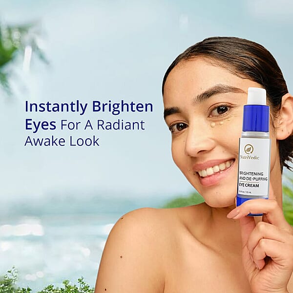Shop Lc NutriVedic Brightening And De-Puffing Eye Cream (Ships In 5-7 Days)