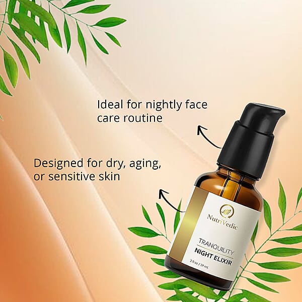 Shop Lc NutriVedic Tranquility Night Elixir (2oz) Made In US