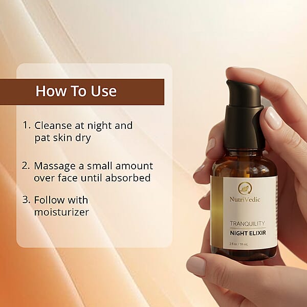 Shop Lc NutriVedic Tranquility Night Elixir (2oz) Made In US