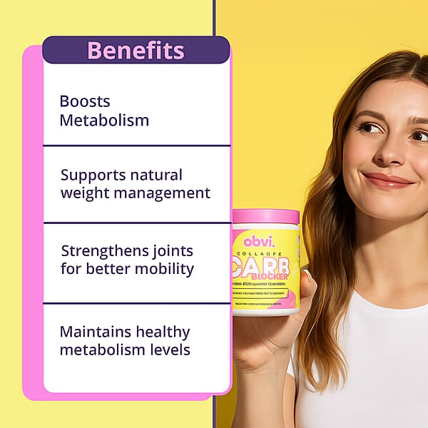 Shop Lc Obvi Collagen Carb Blocker Dietary Supplement (120 Capsules)