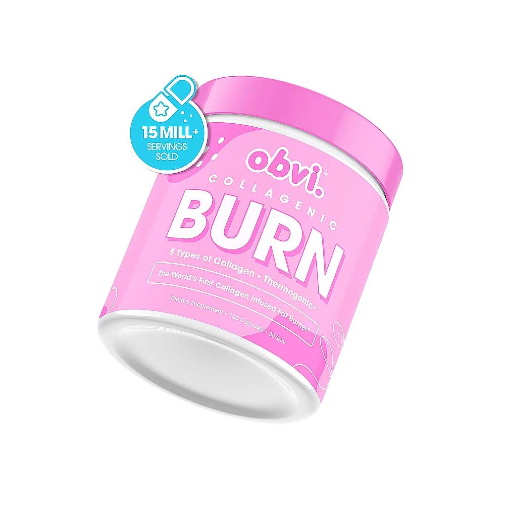 shop lc Obvi Collagenic Burn Dietary Fat Burner Supplement (120 Capsules)