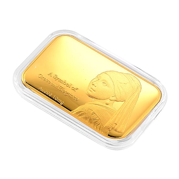 Shop Lc One Time Only 24K Gold A Symbol Of Grace And Elegance Embossed Sheet 31x45.5mm 10mg