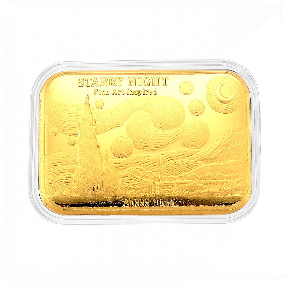 shop lc One Time Only 24K Gold Starry Night — Under a Sky of Wonder Embossed Gold Sheet