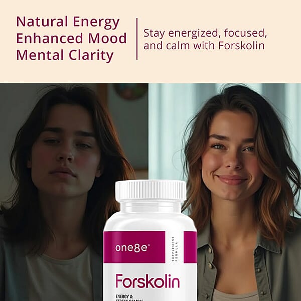 Shop Lc One8e Forsolin Energy & Stress Relief Supplement (60 Capsules) Made In US
