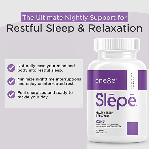 Shop Lc One8e Slepe Healthy Sleep & Recovery Supplement (60 Capsules) Made In US