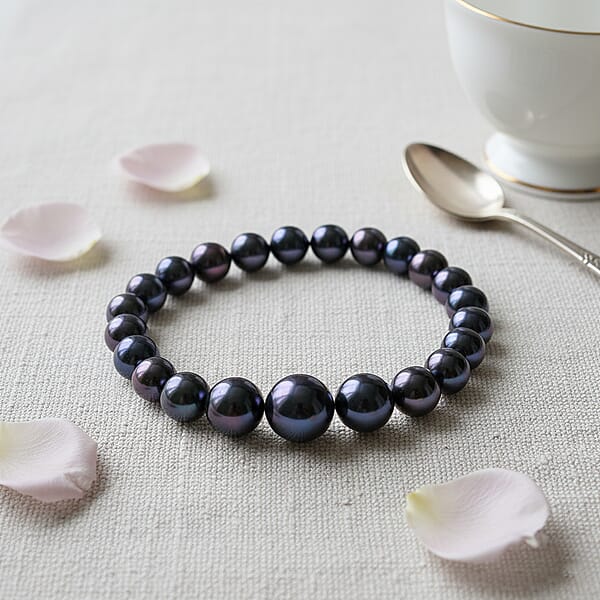 Shop Lc Peacock Color Shell Pearl Stretch Bracelet (7-7.5In)