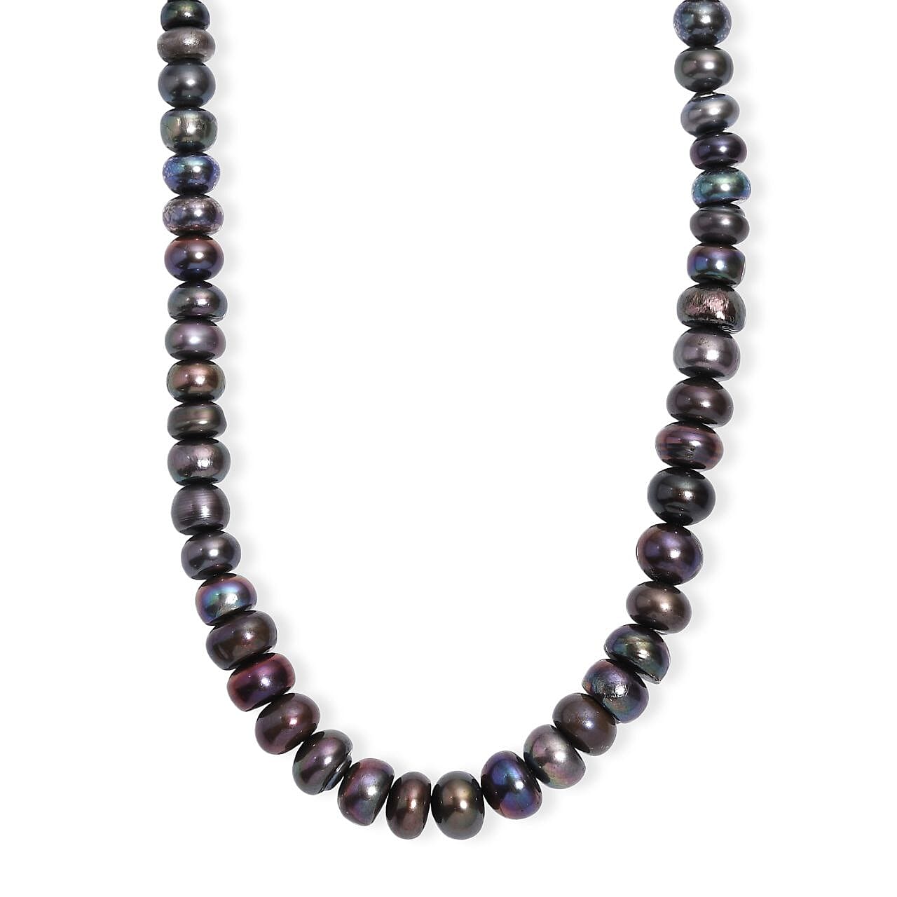 shop lc Peacock Pearl (D) Necklace in Stainless Steel 18 Inches