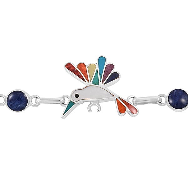 Shop Lc Peruvian Artistry Multi Gemstone Lima Bracelet In Sterling Silver (6.50-7.5In)
