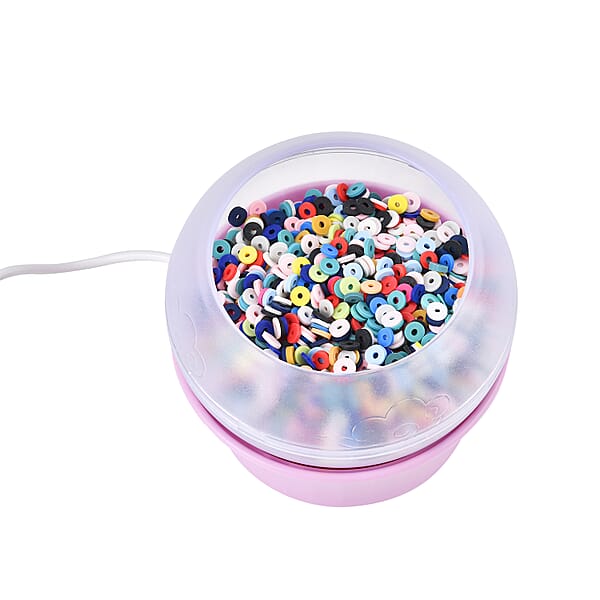Shop Lc Pink Electric Beading Machine With Accessory