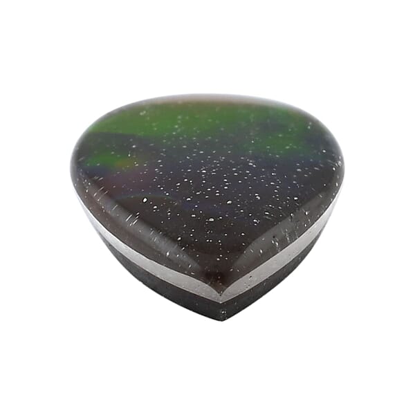 Shop Lc Plain Cut AAAA Canadian Ammolite (Pear 10x7 Mm) 1.30 Ctw