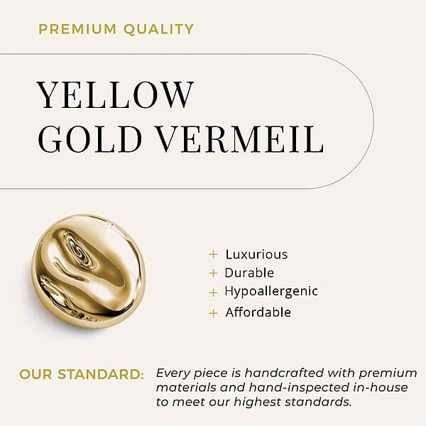 Shop Lc Poke Free Moissanite 0.50 Ctw Stud Earrings In Vermeil Yellow Gold Over Sterling Silver (Del. In 10-12 Days)