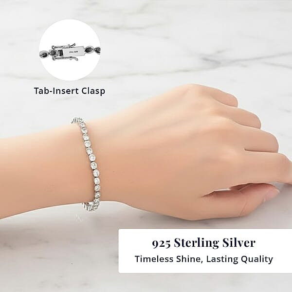 Shop Lc Polki Diamond 2.00 Ctw Tennis Bracelet In Platinum Over Sterling Silver Diamond Jewelry Gifts For Her Diamond Bracelet (6.50 In)