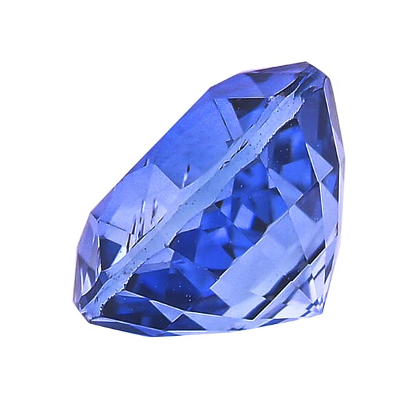 Shop Lc Premium Ceylon Blue Sapphire (Rnd Free Size) 1.00 Ctw