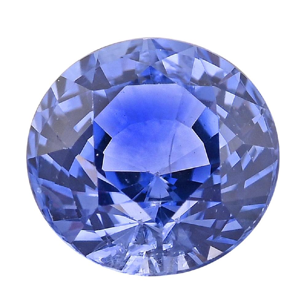 shop lc Premium Ceylon Blue Sapphire (Rnd Free Size) 1.00 ctw