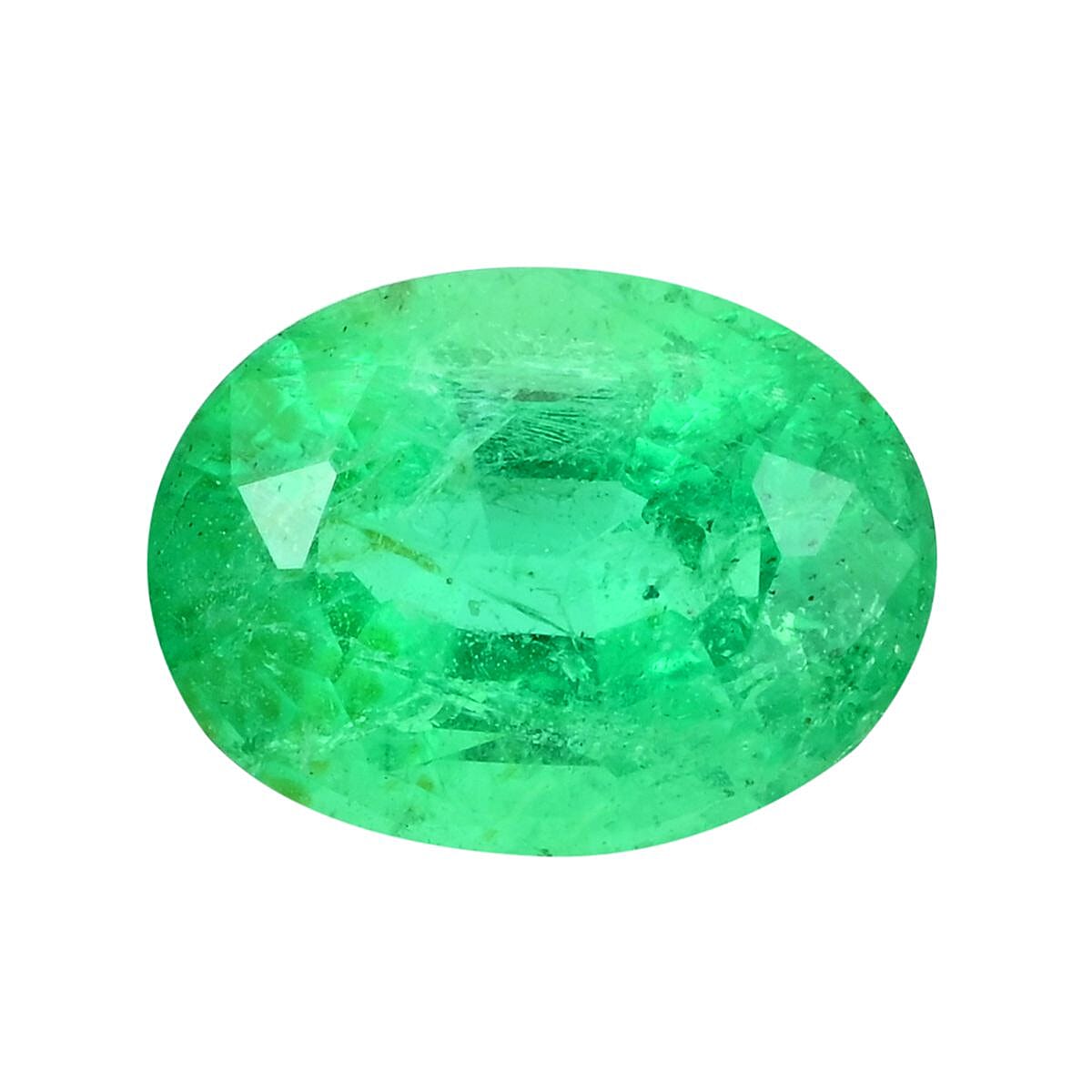 shop lc Premium Kagem Zambian Emerald (Ovl Free Size) 1.00 ctw