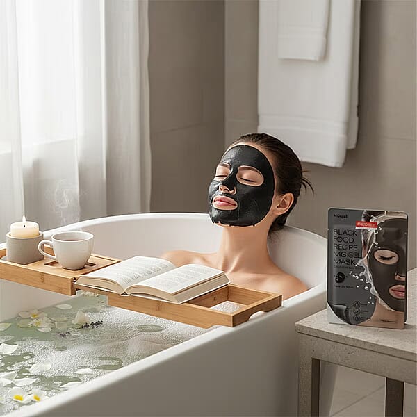 Shop Lc Purederm Set Of 6 Black Food Recipe MG Patent Gel Mask (1pk X6)