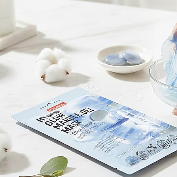 Shop Lc Purederm Set Of 6 Hydro Glow Marble Gel Mask (1pk X6)