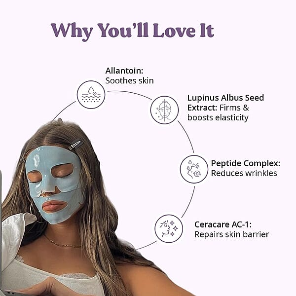 Shop Lc Purederm Set Of 6 Hydro Glow Marble Gel Mask (1pk X6)