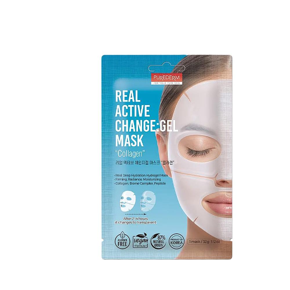 shop lc Purederm Set of 6 Real Active Change (Collagen) Gel Mask (1pk x6)