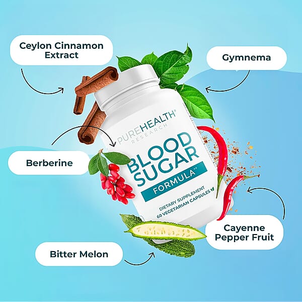 Shop Lc PureHealth Research Blood Sugar Dietary Supplement 60 Vegetarian Capsules