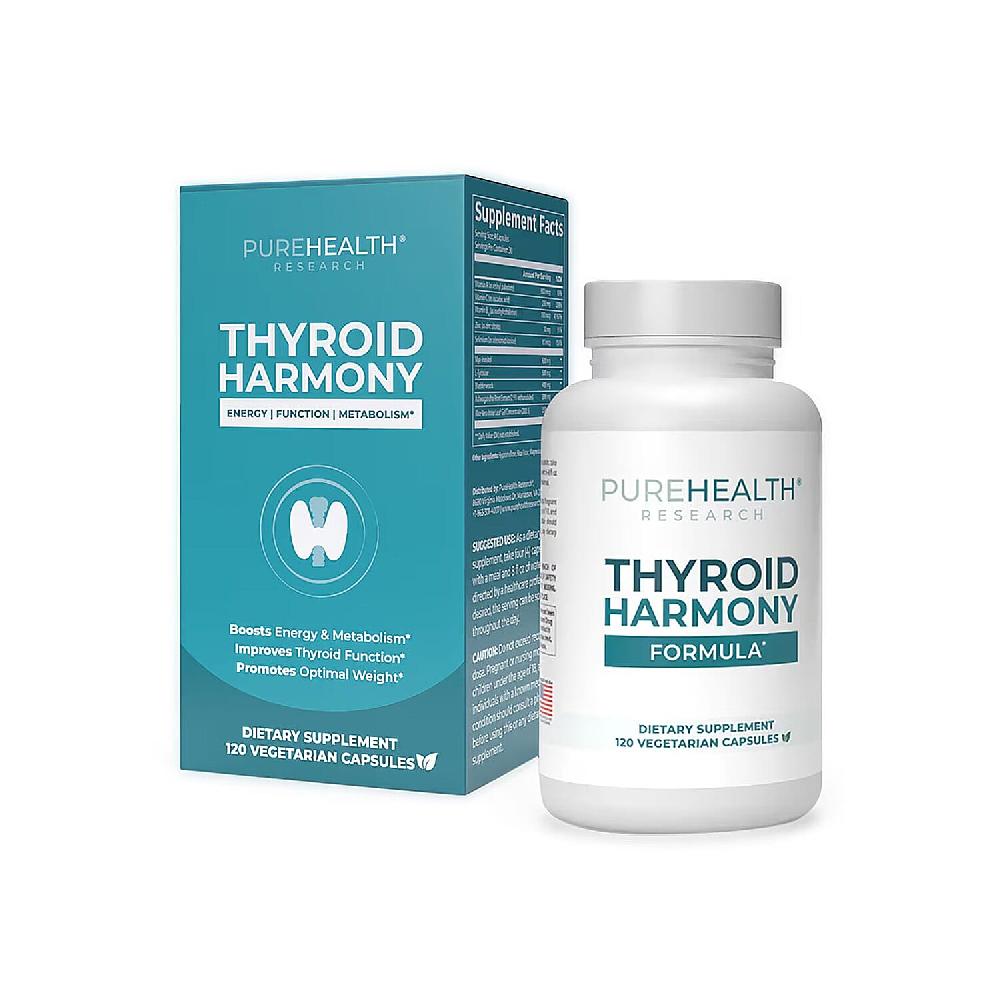 shop lc PureHealth Research Thyroid-harmony Dietary Supplement 120 Vegetarian Capsules