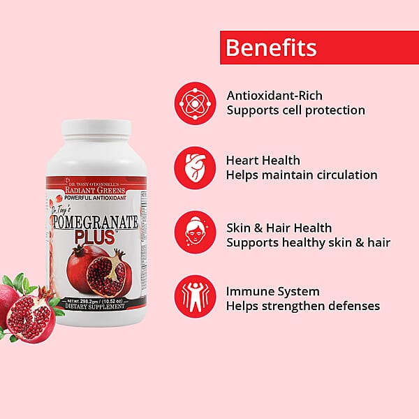 Shop Lc Radiant Greens Dr. Tonys Pomegranate Plus Dietary Supplement 10.52oz