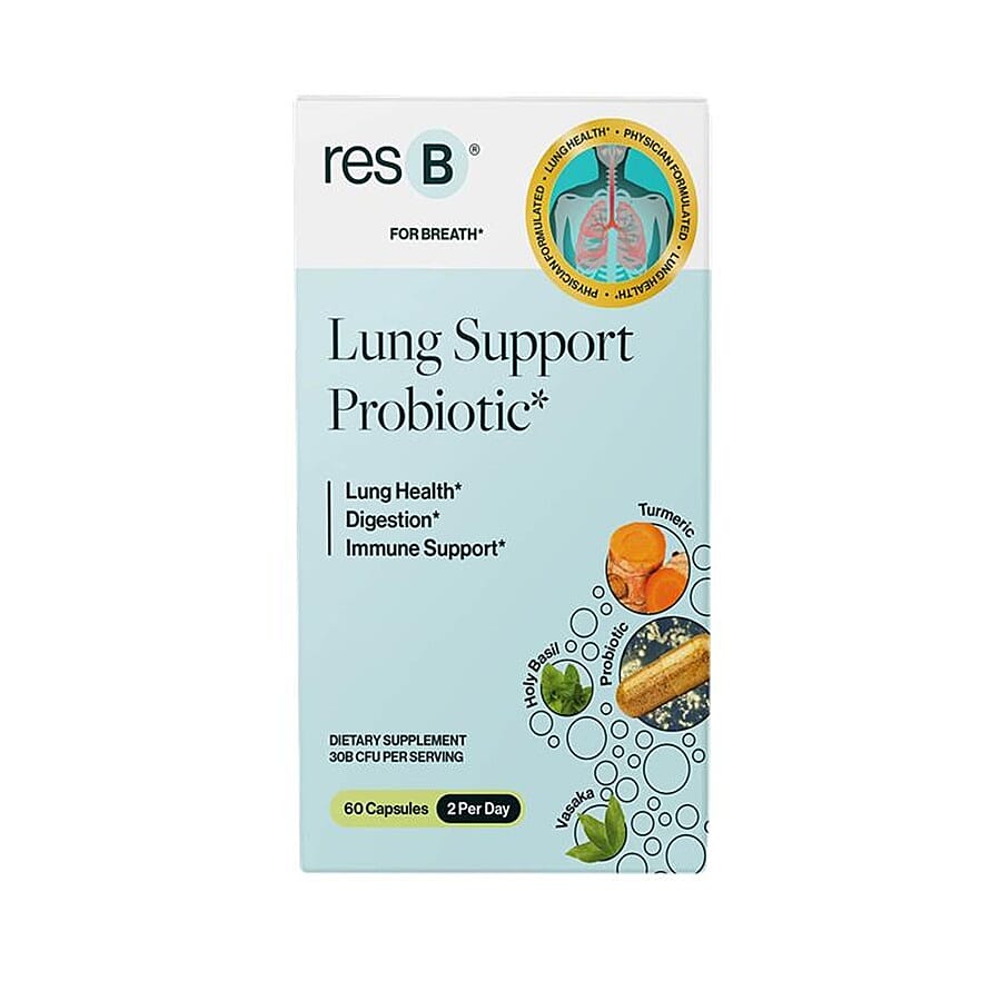 shop lc resB® Lung Support Probiotic Dietary Supplement (60 Capsules)