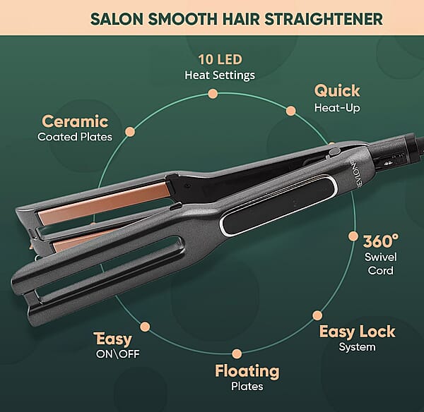 Shop Lc Revlon Double Straight Copper Ceramic Dual Plate Straightener