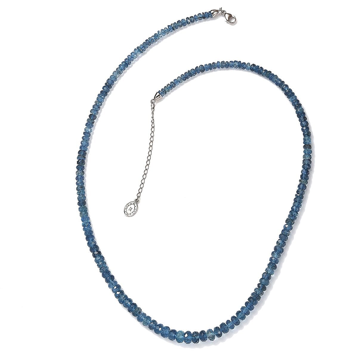 shop lc Rhapsody 950 Platinum AAAA Tatu Aquamarine Beaded Graduate Necklace (18-20 Inches) 70.00 ctw