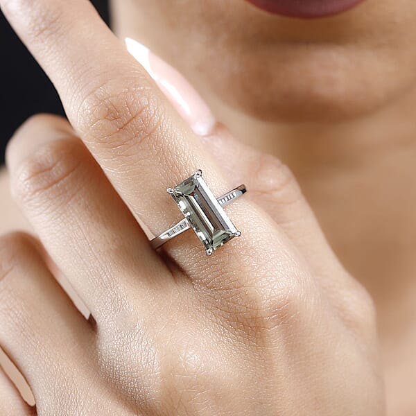 Shop Lc Rhapsody 950 Platinum AAAA Turkizite And E-F VS Diamond Ring 4.75 Grams 5.15 Ctw