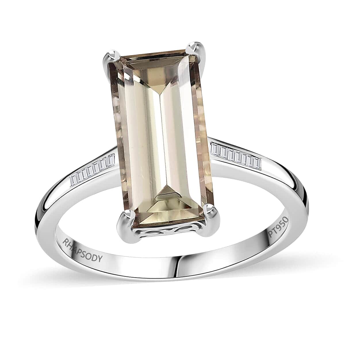 shop lc Rhapsody 950 Platinum AAAA Turkizite and E-F VS Diamond Ring 4.75 Grams 5.15 ctw