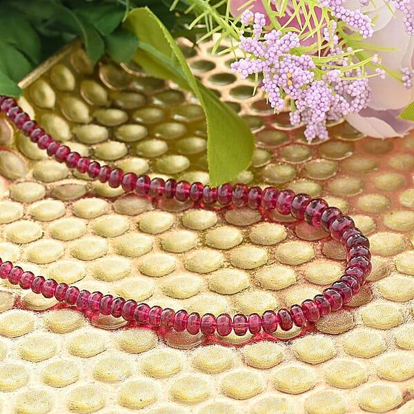 Shop Lc Rhapsody Certified & Appraised AAAA Ouro Fino Rubellite 18 Inch Beaded Necklace In 950 Platinum 75.00 Ctw Rubellite Jewelry Necklace Gift For Her