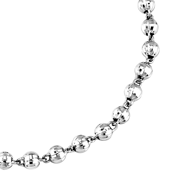 Shop Lc Rhapsody Electroform Bracelet (6.50-8.0 Inches) With Lobster Lock In 950 Platinum (3.3mm 5.50 Grams)