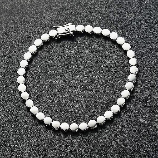 Shop Lc Rhapsody Line Bracelet In 950 Platinum (6.50 In) 10.36 Grams